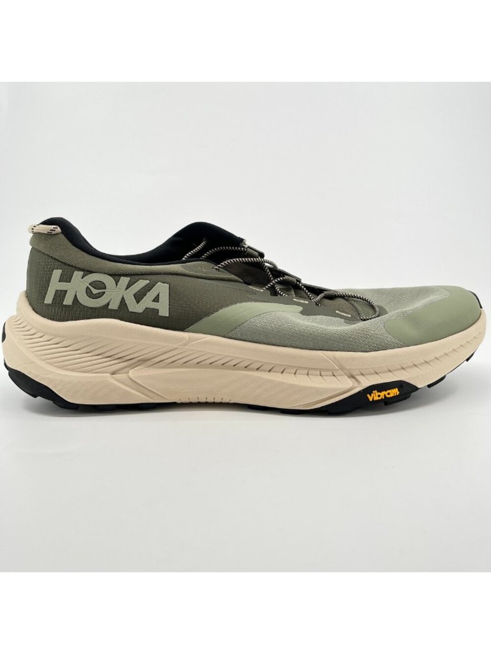 Hoka One One Transport Mens Size 12 Olive Green Athletic Running Shoes Sneakers